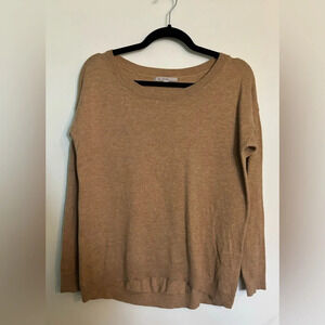 Gap Womens Camel Colored Sz XS‎ Crewneck Wool Blend Long Sleeve Sweater